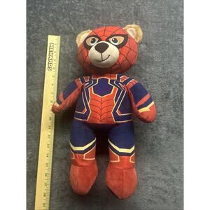Build A Bear Iron Spider Man Marvel Avengers Infinity War Plush 17" (NO AUDIO)